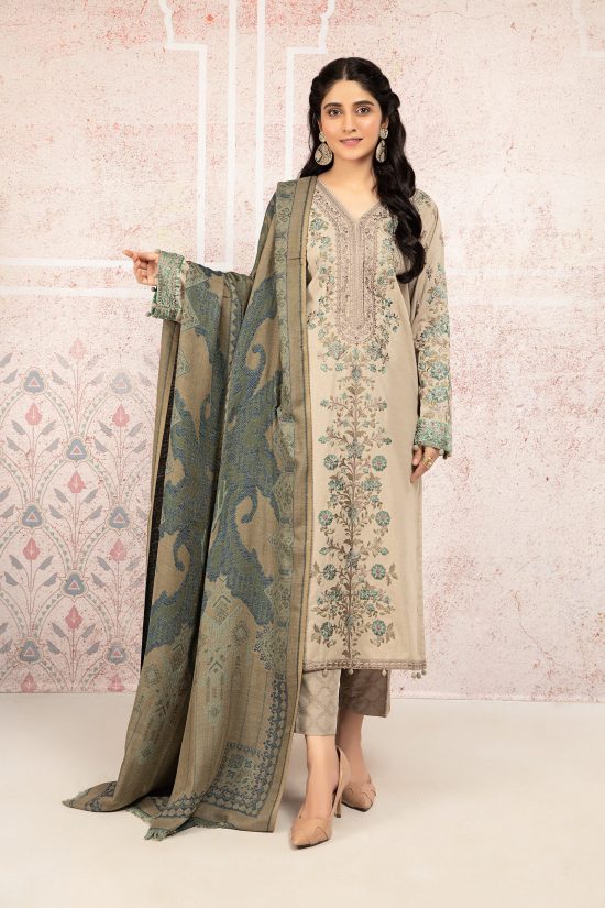 MariaB Embroidered Winter Linen Collections 2022 MB-81