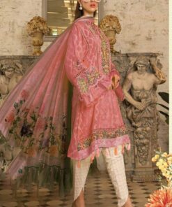 MariaB Unstitched 3Pcs Embroidered Lawn Collection 2023 MB-06B