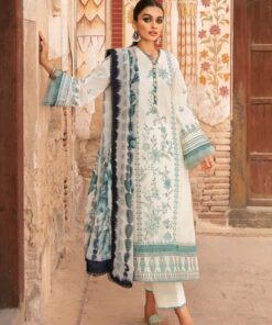 Mashkri Unstitched 3Pcs Embroidered Lawn Collection 2023 MK-24
