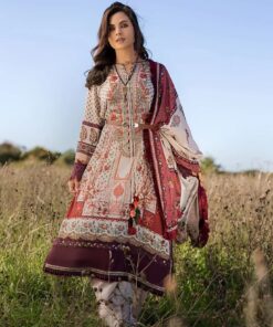 Sobia Nazir Unstitched 3Pcs Embroidered Summer Lawn Suit 2023 SN-36A