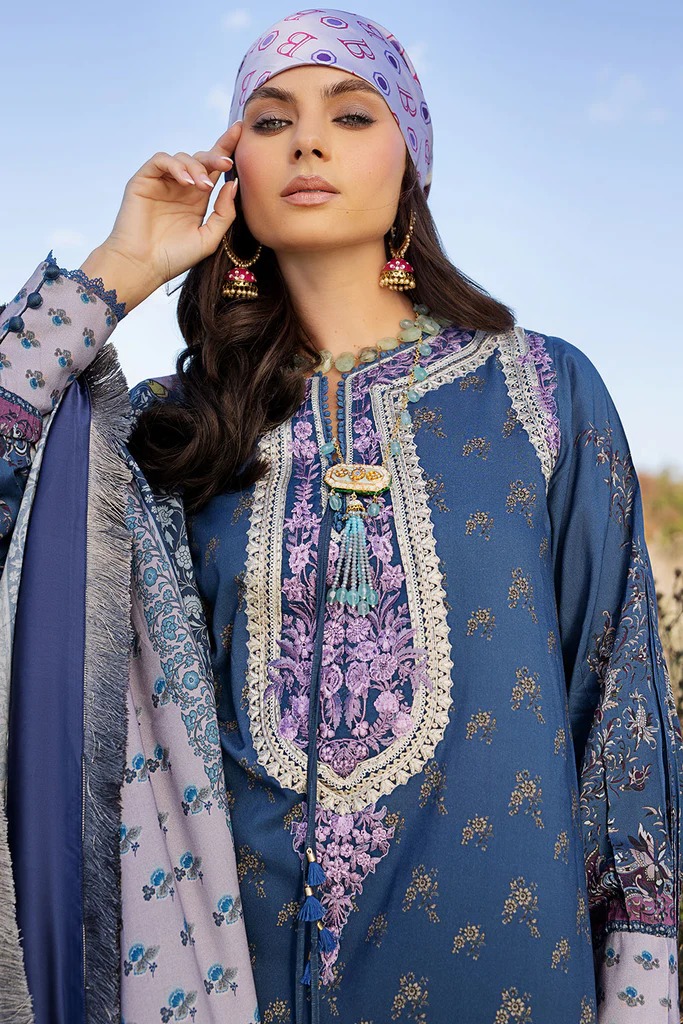Sobia Nazir 3Pcs Embroidered Summer Lawn Collection 2023 SN-34B - Image 2