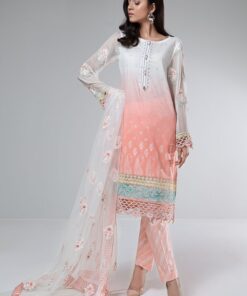 MariaB Unstitched 3Pcs Embroidered Lawn Collection 2023 MB-40