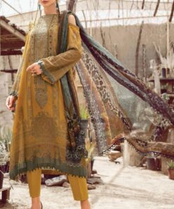 MariaB Unstitched 3Pcs Embroidered Lawn Collection 2023 MB-43B