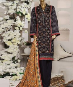 Bin Saeed 3Pcs Embroidered Lawn Collection 2023 BS-14A