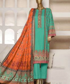 Bin Saeed 3Pcs Embroidered Lawn Collection 2023 BS-15B