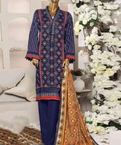 Bin Saeed 3Pcs Embroidered Lawn Collection 2023 BS-14B