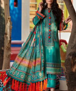 Gul Ahmed 3Pcs Digital Print Summer Lawn Suit 2023 GA-2205