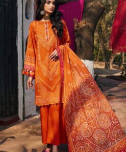 Gul Ahmed 3Pcs Digital Print Summer Lawn Suit 2023 GA-2204