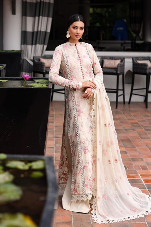 Bareeze Premium Embroidered Summer Lawn Collection 2023 BR-640 - Image 3