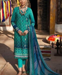 Gul Ahmed 3Pcs Digital Print Summer Lawn Suit 2023 GA-2201