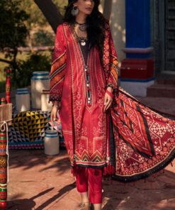 Gul Ahmed 3Pcs Digital Print Summer Lawn Suit 2023 GA-2208