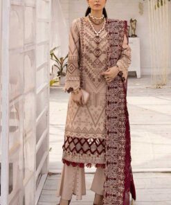 Sana Safinaz 3Pcs Embroidered Summer Lawn Collection 2023 SS-368