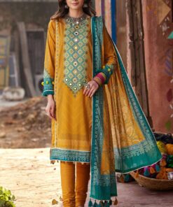 Sana Safinaz 3Pcs Embroidered Summer Lawn Collection 2023 SS-373