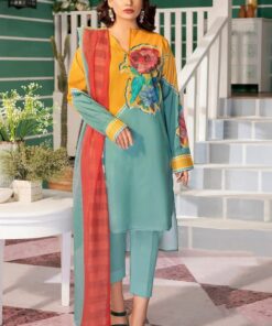 LimeLight 3Pcs Embroidered Dhanak Collection 2023 LL-04B