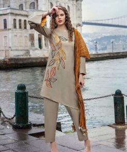 LimeLight 3Pcs Embroidered Winter Dhanak Collection 2023 LL-16