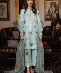 HONEY WAQAR Embroidered Winter Silk Collections 2022 HW-107