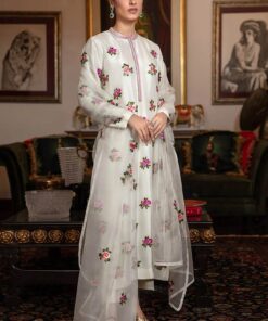 HONEY WAQAR Embroidered Winter Silk Collections 2022 HW-106