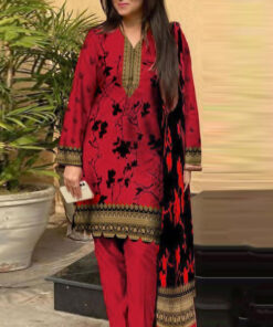 Limelight 3Pcs Embroidered Winter Linen Collection 2023 LL-31C