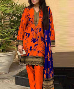 Limelight 3Pcs Embroidered Winter Linen Collection 2023 LL-31A