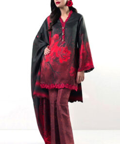 Al Karam 3Pcs Embroidered Winter Dhanak Collection 2023 AK-11