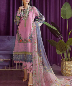 Jade By Firdous 3Pcs Embroidered Dhanak Collection 2023 JF-18B