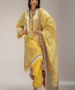 Sobia Nazir 3Pcs Embroidered Winter Linen Collection 2023 SN-66A