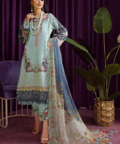 Jade By Firdous 3Pcs Embroidered Dhanak Collection 2023 JF-18A