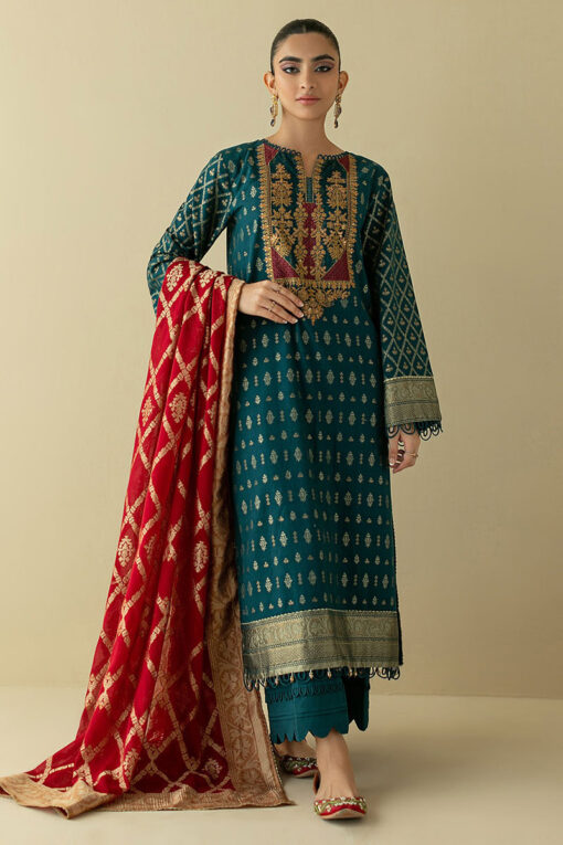 Orient 3Pcs Embroidered Winter Linen Collection 2023 OR-507B