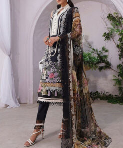 Firdous 3Pcs Embroidered Winter Linen Collection 2023 FR-76A