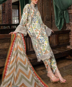 MariaB 3Pcs Embroidered Winter Dhanak Collection 2023 MB-193A