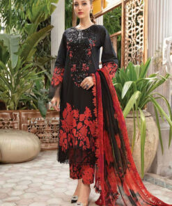 MariaB 3Pcs Embroidered Winter Linen Collection 2023 MB-506A