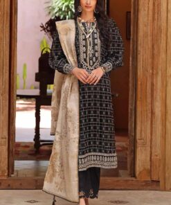 Gul Ahmed Dhanak 2022 – 3PC Unstitched Dhanak Suit GA-138A