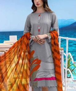 Limelight 3Pcs Embroidered Winter Linen Collection 2023 LL-182B