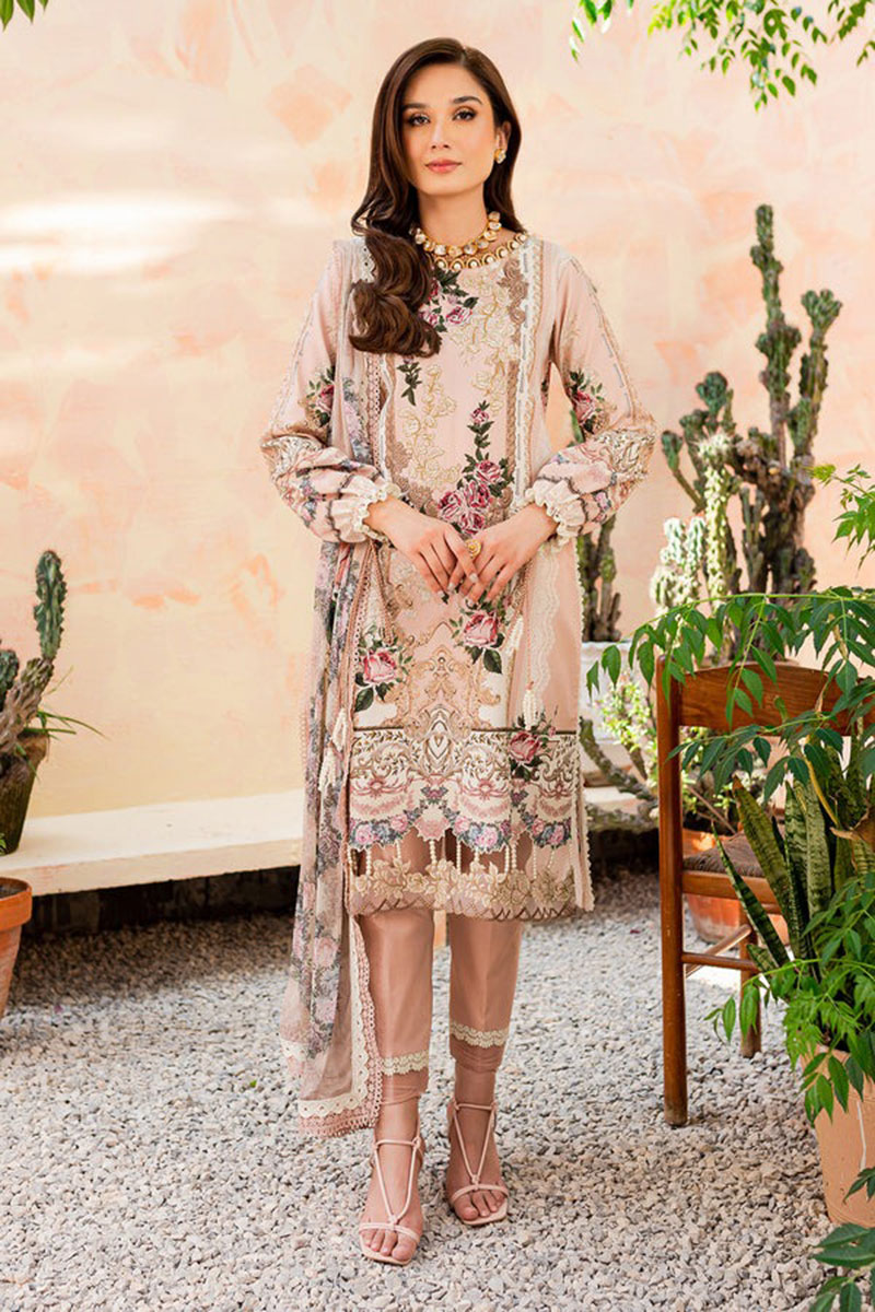 Jade By Firdous 3Pcs Embroidered Dhanak Collection 2023 JF-107