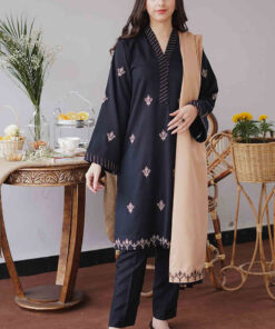 Aisling By Nirmal 3Pcs Embroidered Dhanak Collection 2023