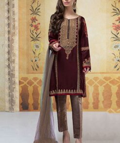 MariaB 3Pcs Embroidered Summer Lawn Collection 2024 MB-415A