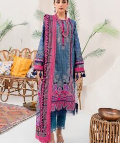 Firdous 3Pcs Embroidered Summer Lawn Collection 2024 FR-3607A