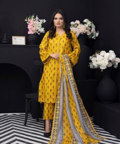 Regalia 3Pcs Digital Print Summer Lawn Collection 2024 RG-002