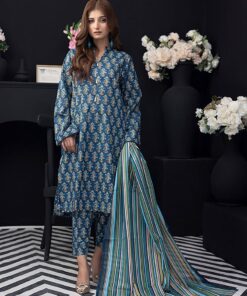 Regalia 3Pcs Digital Print Summer Lawn Collection 2024 RG-003