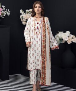 Regalia 3Pcs Digital Print Summer Lawn Collection 2024 RG-007