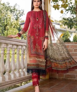 MariaB 3Pcs Embroidered Summer Lawn Collection 2024 MB-348A