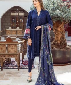 Maria B 3Piece Embroidered Summer Lawn Suits 2023 MB-01B