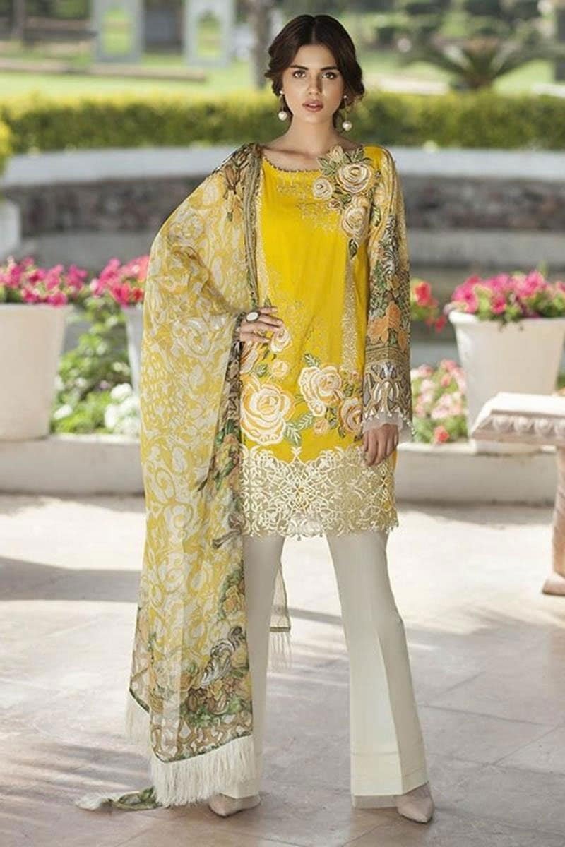 Mausummry 3Pcs Embroidered Lawn Collection 2024 MS-440