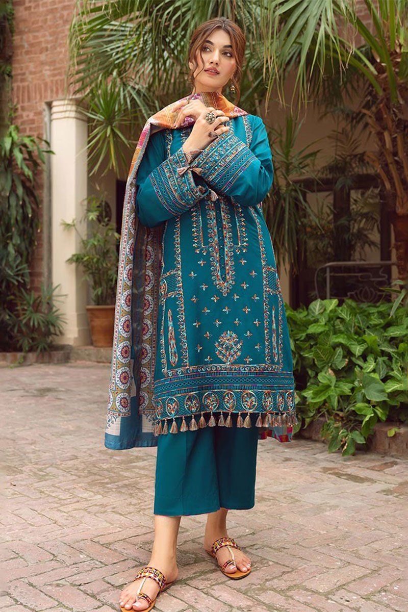 Jazmin 3Pcs Embroidered Summer Lawn Collection 2024 JZ-449 - Image 2