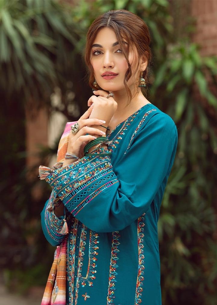 Jazmin 3Pcs Embroidered Summer Lawn Collection 2024 JZ-449 - Image 3