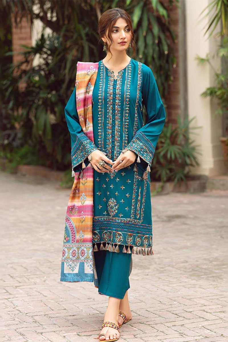Jazmin 3Pcs Embroidered Summer Lawn Collection 2024 JZ-449