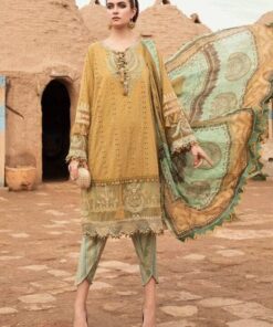 MariaB 3Pcs Chikankari Embroidered Lawn Collection 2023 MB-168B