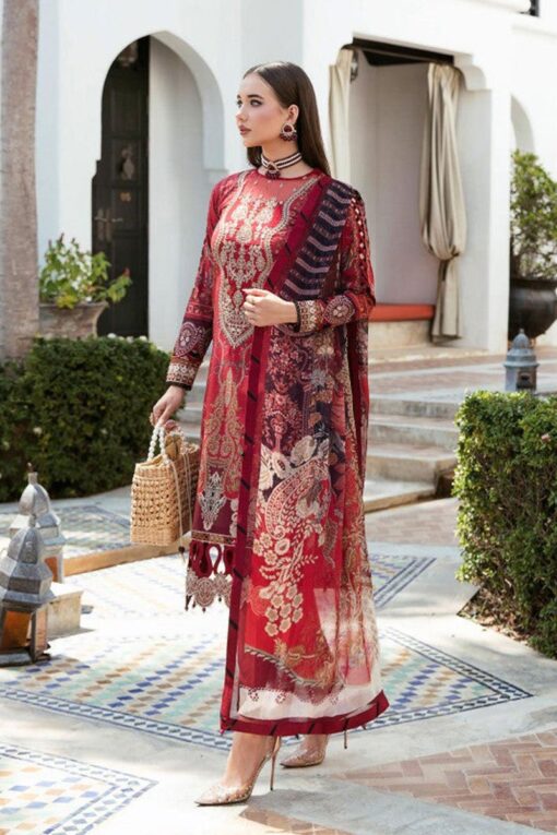 Gulaal 3Pcs Embroidered Summer Lawn Collection 2024 GL-447 - Image 4