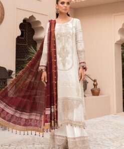 MariaB 3Pcs Embroidered Summer Lawn Collection 2024 MB-334A