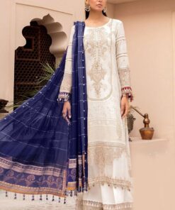 MariaB 3Pcs Embroidered Summer Lawn Collection 2024 MB-334B